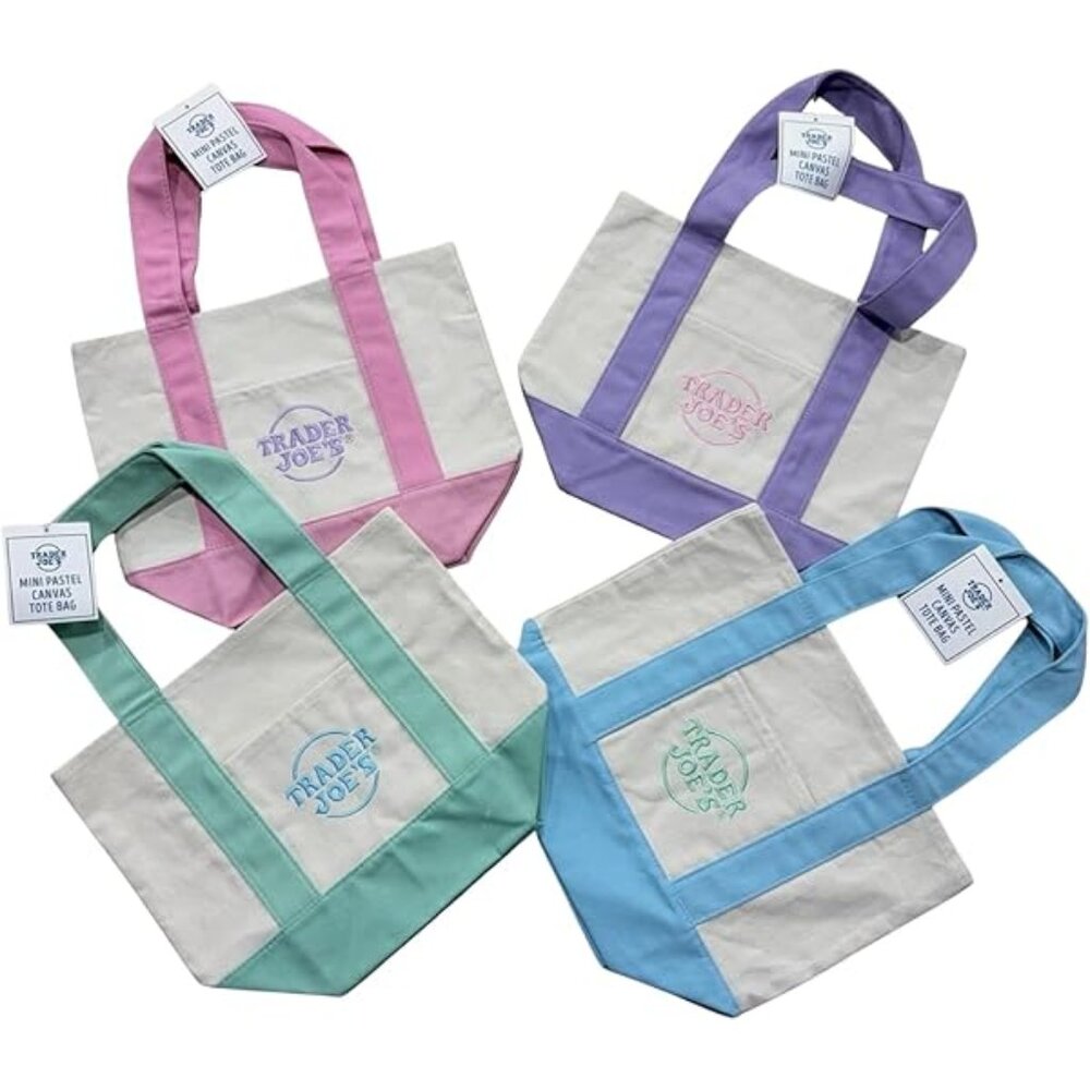 BNWT Trader Joe's mini totes (set of 4)